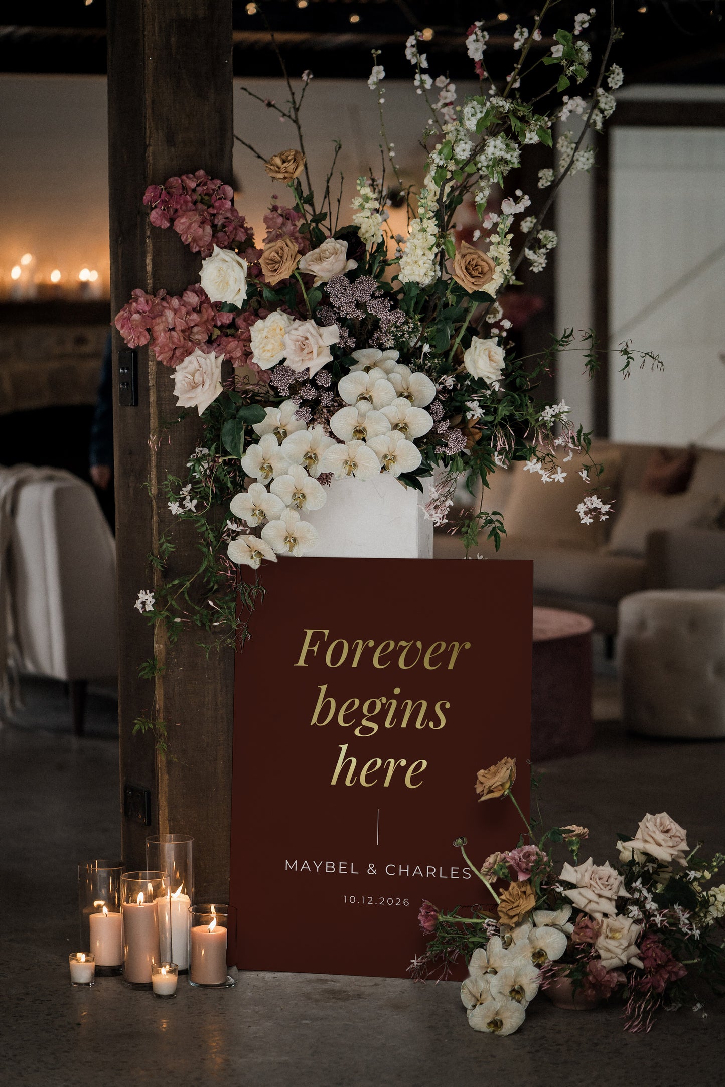 QUOTE WEDDING WELCOME SIGN